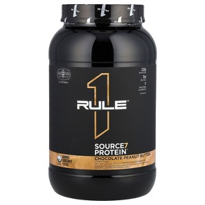 Rule One Proteins Source7 Protein Powder Drink Mix, Chocolate Peanut Butter, 2.01 lb (913 g) - 1 of 2