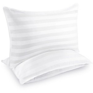 Heycuzi 2 Pack Breathable Skin-Friendly Bed Pillows Plush Fiber for Sleeping(Standard Size) - 1 of 4