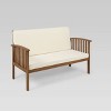 Carolina 2pc Acacia Loveseat and Coffee Table - Christopher Knight Home
 - image 3 of 4