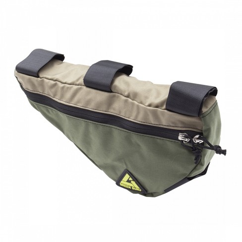 Green Guru Upshift Frame Bag Earth 15x9x2.5in Velcro Straps : Target