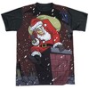 Men's Batman The Animated Series Joker Claus Short Sleeve Costume T-Shirt - 2 of 4