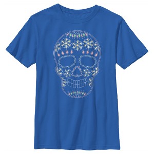 Boy's Lost Gods Halloween Sugar Skull T-Shirt - 1 of 4