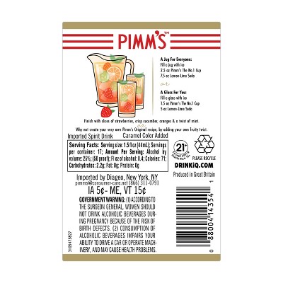 Pimm's Liqueur - 750ml Bottle