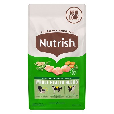 Nutrish Whole Health Blend Real Chicken and Vegetable Recipe Dry Dog Food