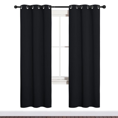 NICETOWN Grommet Top Blackout Curtains, Thermal Insulated Noise Reducing Window Drapes (Set of 2)