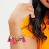 Disney Girls Encanto Mirabel Flower Charm Tassle Bracelet - 2 of 4