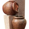 John Timberland Rustic Outdoor Floor Water Fountain 35 1/2" High Three Cascading Urn Pillar for Yard Garden Patio Deck Home - 3 of 4