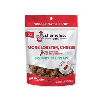Shameless Pets More Lobster and Cheese Crunchy Cat Treats - 2.5oz