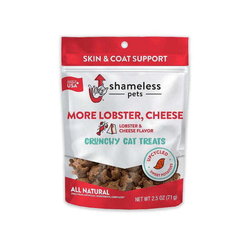 Shameless Pets More Lobster and Cheese Crunchy Cat Treats - 2.5oz, 1 of 6