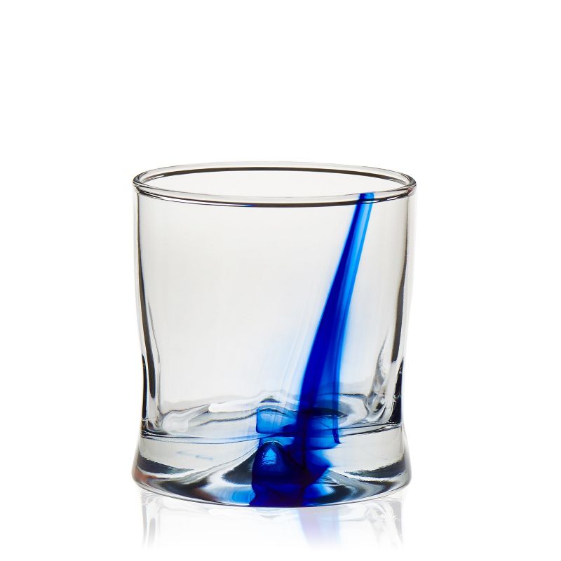 Libbey Blue Ribbon Impressions Rocks Glasses, 8-ounce, Set of 8, 4 of 6