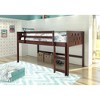 Donco Kids Circles Twin Cappuccino Low Loft Bed - 2 of 3