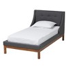 Baxton Studio Valencia Mid-Century Modern Fabric Upholstered Bedroom Set - image 4 of 4