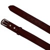CTM Men's Leather Removable Buckle Ranger Belt - 2 of 4