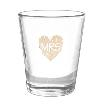 Mr & Mrs Shot Glass Drinkware