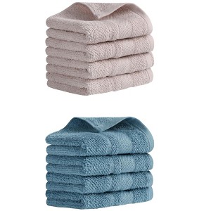 REGALWOVEN 100% Cotton Solid Soft Absorbent Bathroom Decorative Hand Towel 13" x 29" - 1 of 4