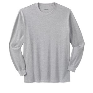 KingSize Men's Big & Tall Tall Waffle-Knit Thermal Crewneck Tee Big - 1 of 4