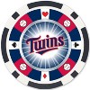 MasterPieces Casino Style 100 Piece Poker Chip Set - MLB Minnesota Twins - 3 of 4