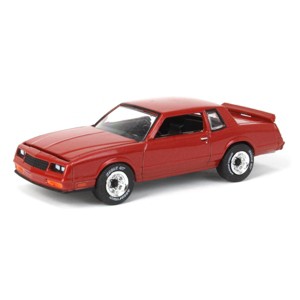 1/64 1985 Chevrolet Monte Carlo SS, Burgundy, Midwest Diecast Greenlight 51566-A - 1 of 4