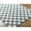 Hauteloom Timin Blue Gray Checkered Area Rug - 3 of 4