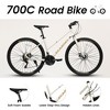 YONWAY 700Cx35 Road Bike, 21-Speed Gear System, with Aluminum Alloy Wheels, for Urban Commuting and Student Transportation - 3 of 4