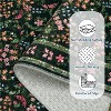 Acekool Boho Floral Washable Rug - Soft Low Pile Non-Slip Area Rug - 3 of 4