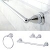 3pc Traditional Solid Brass Chrome Towel Bar Bath Accessory Set - Kingston Brass - image 2 of 2