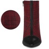Allegra K Women's Plaid Pointed Toe Houndstooth Stiletto Heels Ankle Boots - 2 of 4