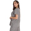 Just Love Solid Stretch Scrub Top for Women Mock Wrap Nursing Shirt. - 2 of 3