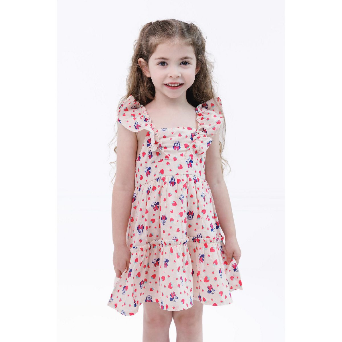 Disney Girls' Sleeveless Flare Dress Little Kid to Big Kid - thumbnail 2