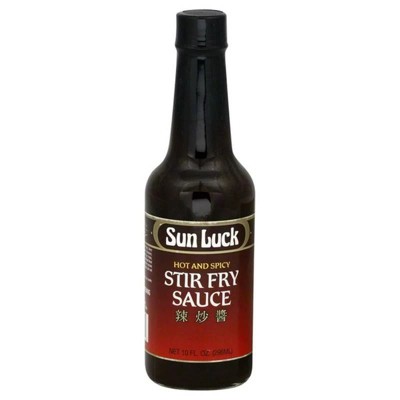 Sun Luck Hot and Spicy Stir Fry Sauce - 12 pack, 10 oz
