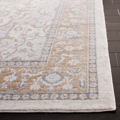 Elegant Isabella 47" Hand-Knotted Round Area Rug in Soft Grey