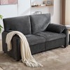 NicBex Modern 2-Seat Sofa Loveseat Couch with Deep Cushions & Pillows,Upholstered Lounge Sofa for Living Room,Bedroom,Office - 2 of 4