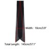 INSPIRE CHIC Women Pleated Pure Chiffon Long Solid Color Semi Sheer Stretchy Neck Scarves 1Pc - 3 of 4