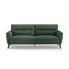 MINIMORE Modern 85''W Bess 3Seater Round Arms Sofa - 4 of 4