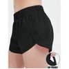 Mocamel Girls Athletic Running Shorts With Zipper Pocket Liner Dolphin Side Slit Quick Dry Sports Soccer For Teen - 3 of 4