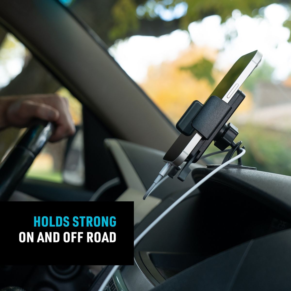 Nite Ize Squeeze Universal Dash Mount - Phone Holder & Mount for Car Dashboard - Cell Phone Accessories with Universal Design - Black - thumbnail 8