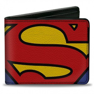 Adult Superman Close-Up Logo Bi-Fold Wallet - 1 of 4