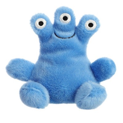 Aurora Palm Pals Zeke Monster Plush / Soft Stuffed Toy 5" / Blue