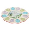 Certified International 12.25" Easter Morning Round Deviled Egg Plate - 3 of 4