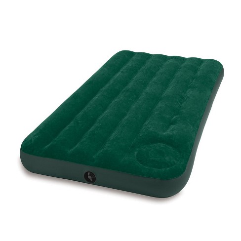 Intex Twin Inflatable Downy Outdoor Camping Air Mattress With