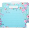 Paper Junkie 12-Pack Floral File Cabinet Folders with 1/3 Cut Tab A4 Letter Size Document 11.5 x 9 in, 6 Design - 4 of 4