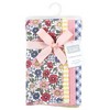 Hudson Baby Girls Cotton Poly Flannel Burp Cloths 8-Pack, One Size - 2 of 4