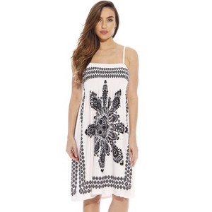 Just Love Summer Dresses for Women - Placement Print Smocked  Sundresses - 1 of 3