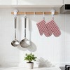 REGALWOVEN Durable Heat Resistant Waterproof Easy to Clean Kitchen Pot Holders and Oven Gloves for Cooking and Baking Oven Mitts - 2 of 4