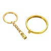 Unique Bargains Portable Round Metal Storage Coin Holder with Key Rings - 4 of 4