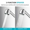 SKONYON Kitchen Sink Faucet with Pull-Out Sprayer and Chrome Finish - 4 of 4