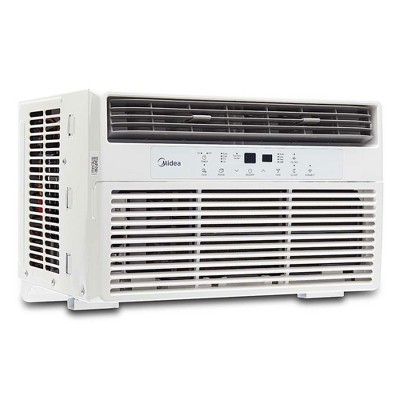 Midea 10,000 BTU ComfortSense Smart and Easy To Install Window Type Air Conditioner with 3-in-1 Functionality Cools up to 450 Sq Ft, White