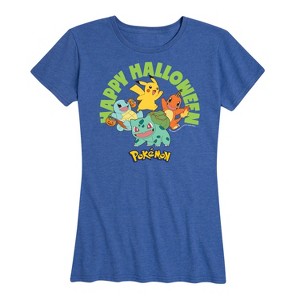 Women's - Pokémon - Happy Halloween Short Sleeve Graphic T-Shirt - 1 of 4