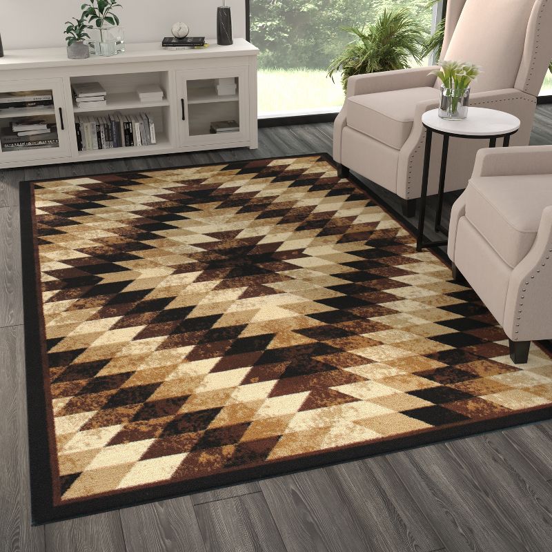 Masada Rugs Stephanie Collection Area Rug with Distressed Southwest Native American Design 1106, 3 of 7