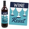 Big Dot of Happiness Strike Up the Fun - Bowling Decorations for Women and Men - Bowling Ball Party Wine Bottle Label Stickers - Set of 4 - 4 of 4